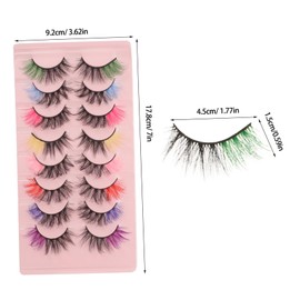 Baluue Sets Natural Look False Eyelashes for Women Comfortable Lash Extensions Cosplay Makeup Pairs
