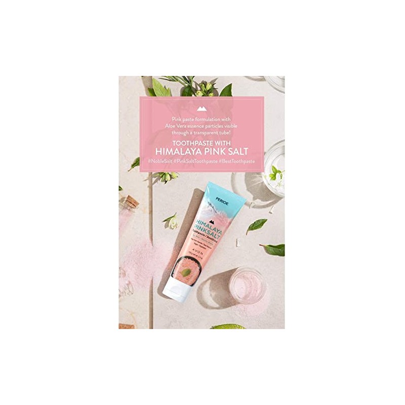 perioe PERIOE Flouride-Free Himalayan Pink Salt Toothpaste, 3.4 oz -