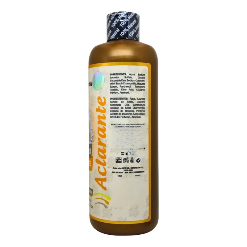 Shampoo Manzanilla Gold Extra Aclarante Labs ncredible 950 Ml