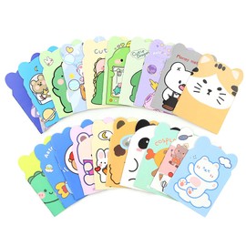 20Pcs Mini Notebook for Kids,Animal Notebooks Pocket Notepads 12 x 8.5cm Small Journal Panda Bear Dinosaur Horizontal Line Notebooks for Office Home Travel Student Memo Notepads School Supplies