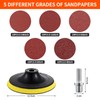 SOSINYA Sanding Discs Set: Sanding Disc 125 Velcro with M14