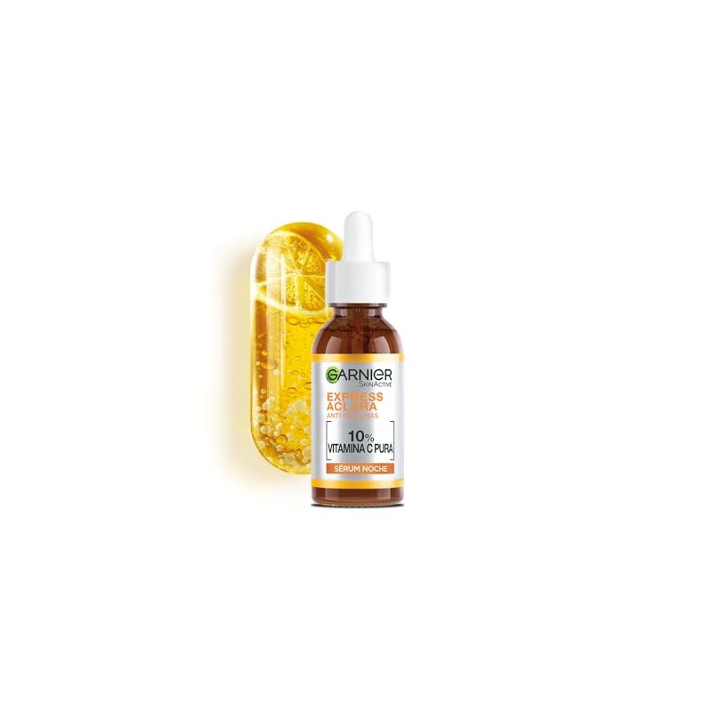 Garnier Express Aclara Serum Noche Antimanchas con 10% Vitamina C
