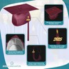 Endea Graduation Shiny Cap & Tassel (Garnet, 2025)