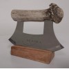 Arctic Circle Alaskan Cultured Antler Ulu Knife and Stand