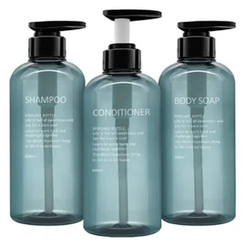 YeoGiGaShoppingCheonguk Recommended Bathroom Set - 3-Piece Dispenser in Teal Refill Container