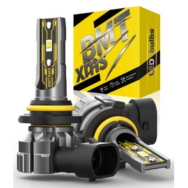 BMT xms 9006 HB4 Fog Light Bulbs - 16000LM 6500K White Light - 350% Brightness Fog Lamp Replacement for Car, Pack of 2