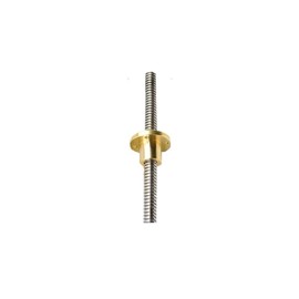 Linear Motion Ball Screw Two Pieces of T10 Screw Stainless Steel Screw Stepper Motor Screw Lead 10mm(250mm)