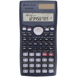 WECKEW Scientific Calculator, Engineering Scientific Calculator with Solar Power. 401 Function, 2-Line LCD Display - Suitable for School Students, Teachers and Business Use，Perfect for GCSE