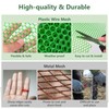 ANHAN Green Chicken Wire Mesh Fence Roll 15.7in x 16.4ft,Plastic