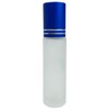 Beauticom® Glass 10ml ~ 1/3 oz Roller Bottles with Metal