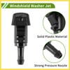 PARSKILO Windshield Washer Nozzle for Mitsubishi Eclipse 2006-2012 Black Front