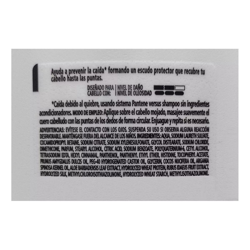 Pantene Shampoo Pantene Pro-v Control Caída 1 Litro