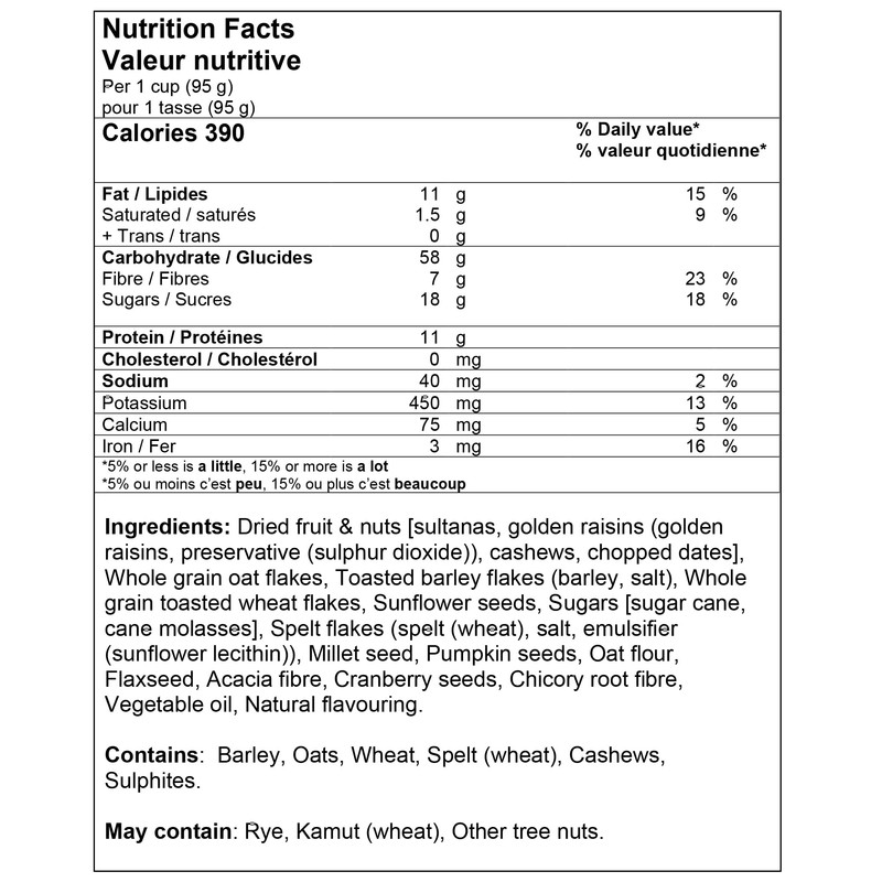 Dorset Creamy Cashew & Golden Raisin, 325g