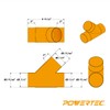 POWERTEC 4 Inch Y Fitting for 4" Dust Collection Hose,
