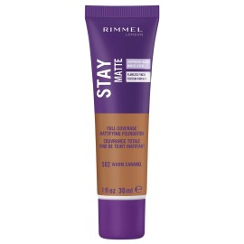 Rimmel Stay Matte Mousse Foundation Warm Caramel Oil Free Weightless Coverage