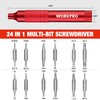 WORKPRO 24-in-1 Precision Screwdriver Sets, Pen Style Manual Screwdriver, 24