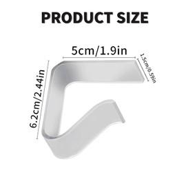 YTOOK 24pcs Plastic Tablecloth Clips, Transparent Picnic Tablecloth Clips for Outdoor Tables Large Table Cloth Holder Table Cover Clips for Christmas Home Wedding Party Indoor Outdoor Camping