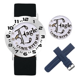 E TRUEE Golf Ball Marker with Golf Stroke Counter Bracelet, Eagle Ball Marker, Golf Score Counter, Magnet case, Golf Accessories, Golf Gifts for Men Golfer