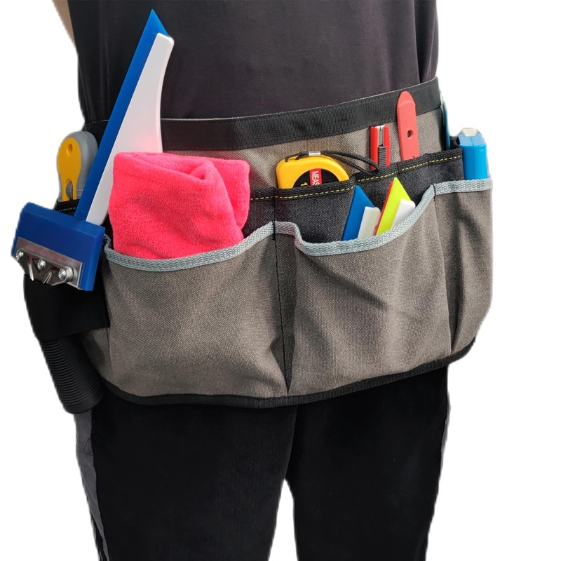 GWEITOOL Waist Apron Canvas Tool Pouch Belt Bag for Window