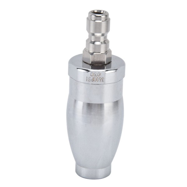 Rotating Turbo Nozzle, High Pressure Washer Nozzle 3600PSI Stainless Steel