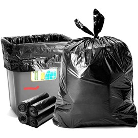 Premium Black Plastic Trash Bags - 30 Gallon - (Pack Of 30) - Ideal For Home, Office & Outdoor Use