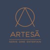 Artesa End Grain Oval-Shaped Wooden Cheese Board/Serving Platter with Brass-Effect