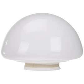 Westinghouse Lighting 8704940 Lampshade 6.6 cm Opal Glass Mushroom Shape, White, 17.5 x 17.5 x 12.6 cm