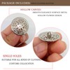 10pcs Clothes Button,Hollow Carved Metal Buttons,DIY Sewing Craft Discover Buttons,Engraving