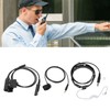 Throat Mic Headset 7.1mm Plug with PTT Adapter Push to
