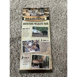 Bearizona Wildlife Park Map Guide Brochure Flyer Williams Arizona Grand Canyon