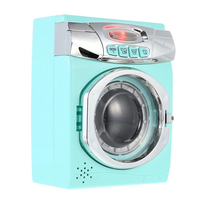 None Simulated Washing Machine Toy Kids Washer Dryer Playset Washer