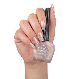 Masglo Gel Evolution 13,5mL REGIA| Esmalte de Uñas - Esmalte de Color para Uñas de Secado Extra Rápido | Sin Lámpara | Larga Duración | Paso 2