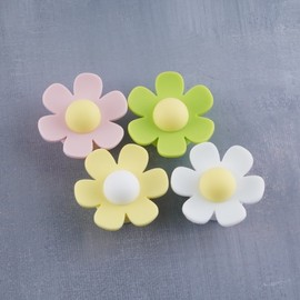 Hoi Flower Design Washbasin Overflow Cap Overflow Cap Pink 5ea