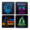 Ready Player One 3D Coasters, Papercard, Multi-Colour, 1 x 10