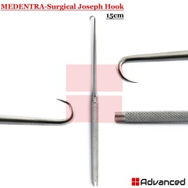 Medentra Surgical Skin Hook Joseph Hook Spay Gillies Eyelid Retractor Fomon Veterinary - Joseph Hook Single Sharp Prong
