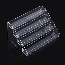 Acrylic 4-Tier Nail Polish Display Stand Perfume Organizer / 아크릴 4단 매니큐어 진열대 향수정리대