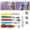 5Pcs Leather OverStitch Marking Wheel Handcrafted Scribe Point Make Tool