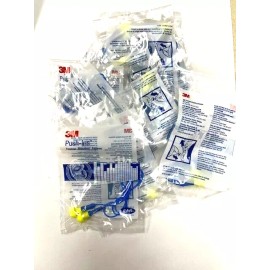 3M PUSH-IN CORDED EAR PLUGS NRR 28DB  #318-1003 - 10 PAIRS - NEW!