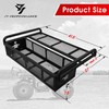 JY Performance ATV Rear Cargo Basket, Universal ATV Racks and
