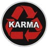 KARMA Sins Retribution Embroidered Iron-On / Sewn Patch