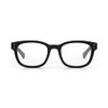 eyebobs Biff Wide Premium Unisex Reading Glasses, Black Front and