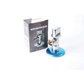 Wärmer System Angled Water Isolating Valves Wall Mounted 1/2''X1/2'' European Design
