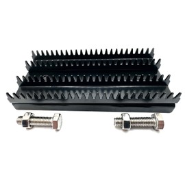 Pro-Graad 6 Pack Buff Rake Metal Plate Replacement,Buffing Wheel Rake Teeth Head with 12 Set Screws, Buff Rake Tool, Dress and Clean Buffing Wheel Surface for Compound and Residue Cleaning, Pack of 6