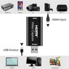 OSALOLO Capturadora de Video HDMI 4K, Convertidor HDMI a USB