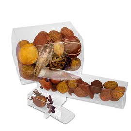 Paper Mart Side Tuck Clear Box 1 7/8" X 1 7/8" X 5" | Quantity: 50