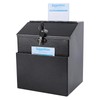 xydled Suggestion Box with Lock Wall Mountable Metal Donation/Ballot/Voting/Collection/Key Drop