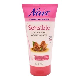 Pza Crema Depiladora Nair Corporal Piel Sensible Aceit
