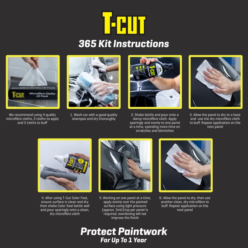 T-Cut Paintwork Perfection Kit - Ultimate Black