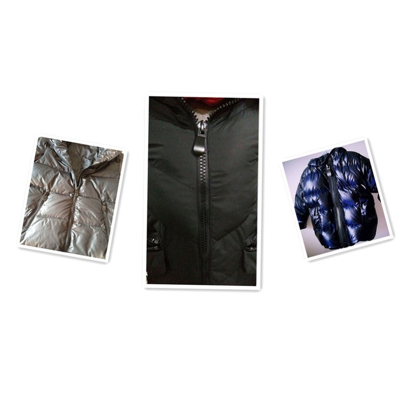 YaHoGa #15 Large Zip for Coat Plastic 2-Way Separable Black