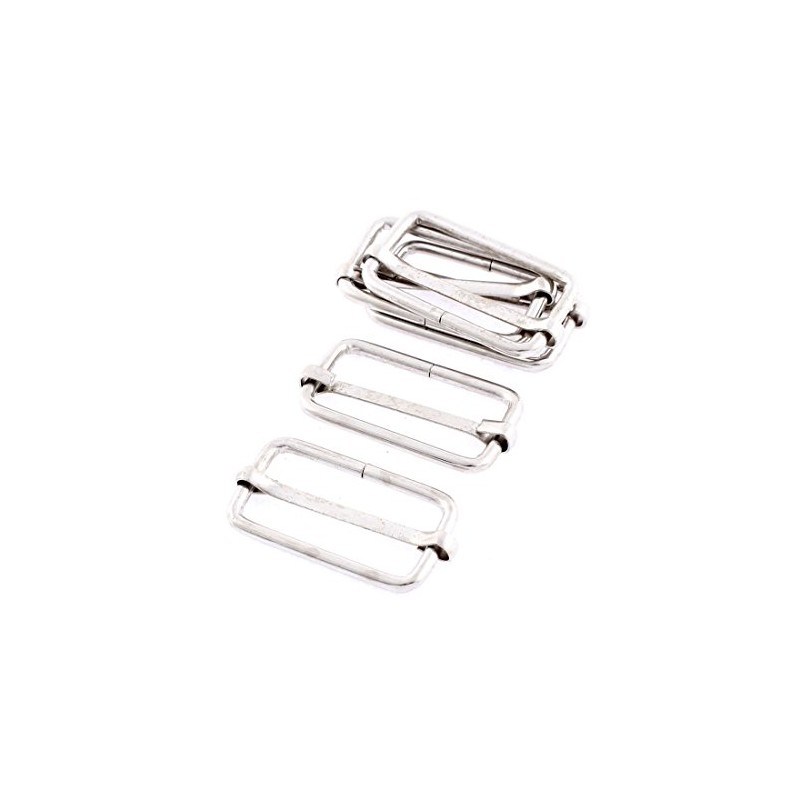 Sourcingmap Metal Sliding Bar Roller Pin Buckles 32mm Strap Width